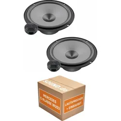 Hertz K 165 KIT Lautsprecher Einbaupaket für Mercedes C-Klasse W 203 - Komplettset für den Lautsprecher-Austausch in Ihrer Mercedes C-Klasse (2000-2007). Mit hochwertigen Hertz Komponenten und passendem Zubehör für einfachen Einbau und hervorragenden Klang.