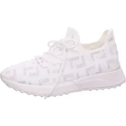 La Strada Damenschuhe Schnürschuhe Weiß Freizeit - Damen-Sneaker mit softe Decksohle und rutschhemmender Laufsohle, ideal für den Alltag und bequemes Tragen.