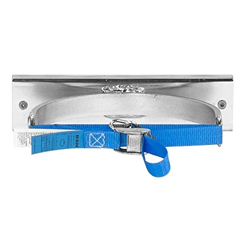 SCAPP Wandhalterung für 1 x 20L oder 50L Gasflaschen, mit Spanngurt, Gasflaschenhalterung, Wandhalterung