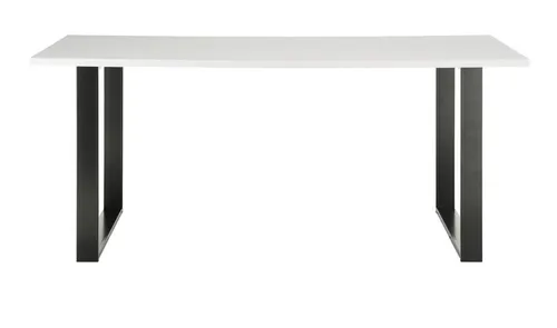 Furn.Design Esstisch Stove – Moderner Tisch in Pinie Weiß mit Anthrazit - Esstisch 