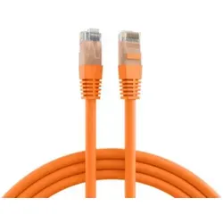 RJ45 Patchkabel Cat.5e U/UTP PVC -- CCA orange 15m SALE Kupferverkabelung PVC CCA