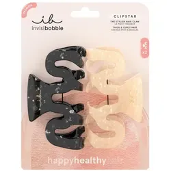 Invisibobble CLIPSTAR Eclipse 2 Stück in schwarz von invisibobble