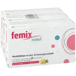 Femix relief Kapseln - Arzneimittel zur Linderung von Beschwerden, schnell wirkend und einfach einzunehmen für mehr Wohlbefinden.