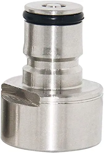 Namvo Edelstahl-Fasskupplungsadapter Sankey to Ball Lock Schnellkupplungs-Umrüstsatz für das Brauen zu Hause