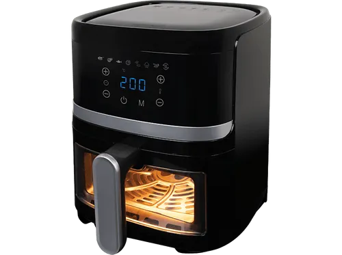 KOENIC KAF 41323 B Heißluftfritteuse 1300 Watt Schwarz
