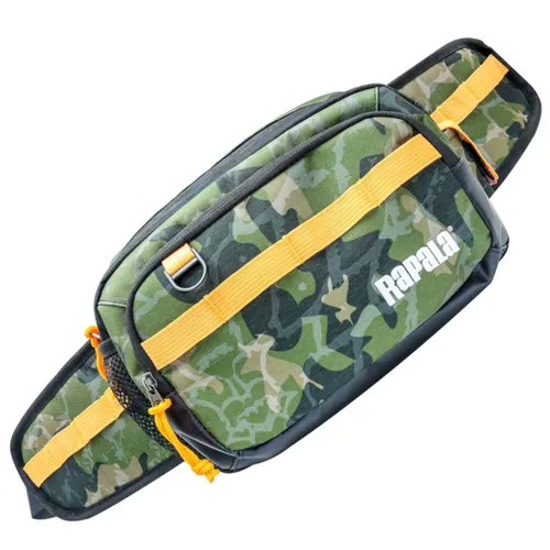 Rapala Unisex-Adult Angeltasche Jungle Hip Pack - Angeltasche für alle Angler, ideal für Köder und Zubehör. Mit verstellbarem Hüftgurt und robustem Material für lange Haltbarkeit. Perfekt für Angeln und Outdoor-Aktivitäten.