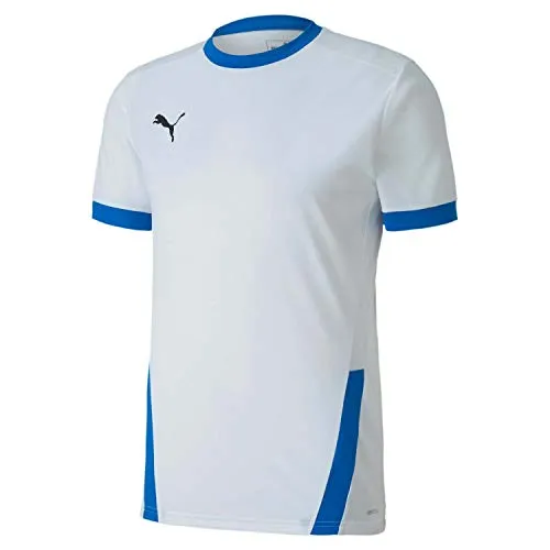 PUMA Herren teamGOAL 23 Jersey Trikot, White-Electric Blue Lemonade, M