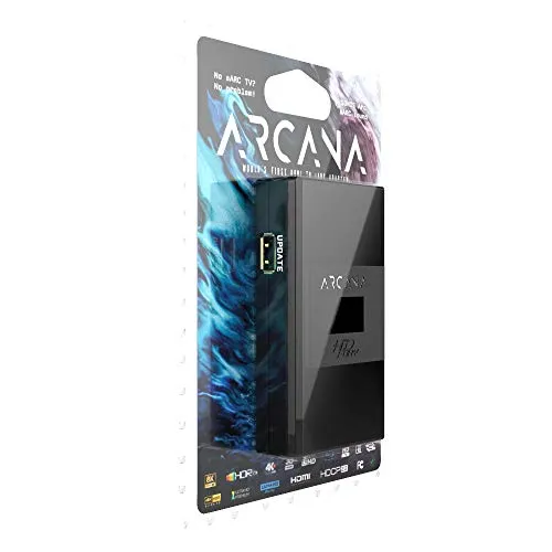 HDF HDF0160 - 4K Arcana 18Gbps HDMI auf eARC Adapter, weltweit erster eARC HDMI2.1 Adapter für Dolby Atmos und optimale Audio-Video-Interoperabilität