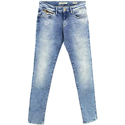 Mavi, Nicole, Damen Damen Jeans Hose Stretchdenim Lt Random Memory Blue W 33 L 32 [21932]