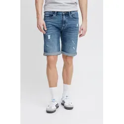 Blend Jeansshorts BHDeniz Stilvolle 5-Pocket-Jeansshorts mit Destroyed-Effekten blau S