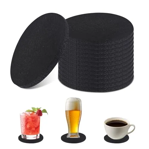 Glasuntersetzer & Bierdeckel Schwarz von HFDONGL