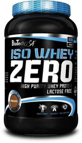BioTechUSA Iso Whey Zero WPI 908 g Cookies & Cream - Hochwertiges Proteinpulver für die Zubereitung von köstlichen Shakes. Ideal für die Unterstützung der Fitnessziele und mit hervorragendem Geschmack.