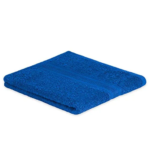 EXKLUSIV HEIMTEXTIL Frottier Handtücher Handtuch 50 x 100 cm Royalblau 500 g