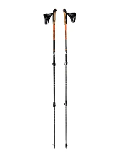 Gabel Nordic Walking Stöcke Teleskop Carbon Carbon XT 3S-100 F.L. Made in Italy Profi-Marke