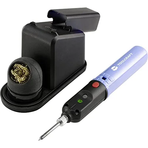 TOOLCRAFT LWK-920 Lötkolben – kabellos und wiederaufladbar - Lötgeräte: Genießen Sie kabellose Freiheit und erreichen Sie bis zu 500°C für präzise Lötarbeiten in nur 15 Sekunden. Ideal für Hobbybastler und Profis.