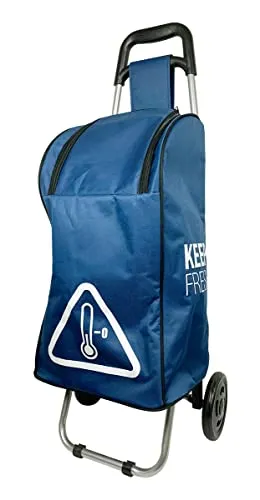 ADOB Einkaufstrolley Isotherm 30L – Praktischer Einkaufswagen in Blau oder Grau