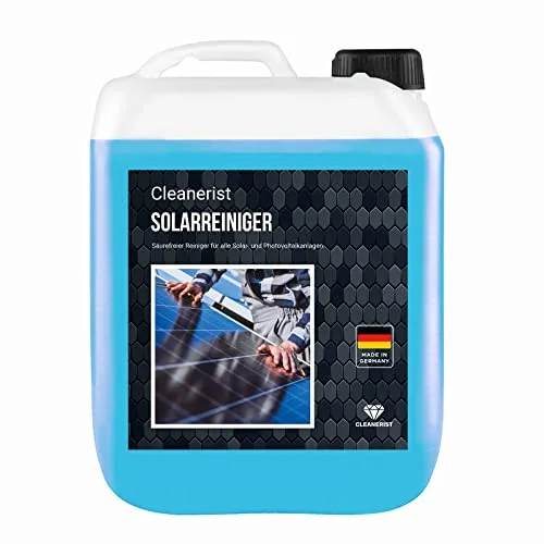 Cleanerist | 5 l Photovoltaik- und Solaranlagen Reiniger - Konzentrat 1:50 - PV Anlage und Solarpanels reinigen für höhere Effizienz der Solarmodule (AP24)