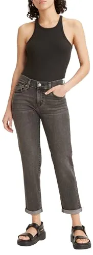Levi's Damen Mid Rise Boyfriend Jeans, Night is Young, 30W / 30L - Jeans mit Mid Rise Boyfriend Fit, bietet spürbare Dehnbarkeit und Komfort bei gleichzeitiger Formstabilität - ideal für eine lässige, körpernahe Passform.