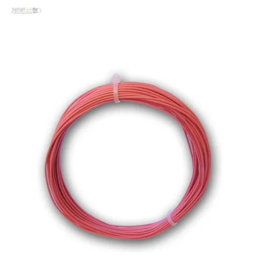  10m Litze rosa KABEL flexibel 0,25mm² zB LEDs 0,13€/m