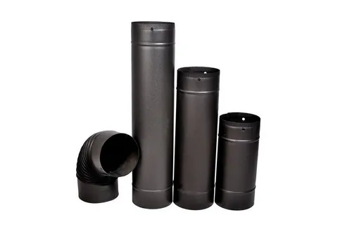 Ofenrohr Rauchrohr Kaminrohr 70 cm - Hochwertiges Stahlrohr für Kaminanschlüsse - Aschesauger - Ideal für alle Festbrennstoffe, rußbrandbeständig und bis 600 °C temperaturbeständig. Perfekt für den Anschluss von Kamineinsätzen in Wohnräumen.