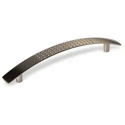 SO-TECH® Möbelgriff DICO, Aluminium, Höhe 27 mm, Breite 16 mm (1-St), Länge 155 mm, Bohrlochabstand (BA): 128 mm, Edelstahloptik silberfarben Bohrlochabstand: 128 mm