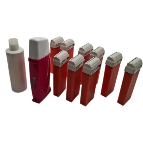 EpilWax Royal Enthaarungsset Komplett mit: Professionellem Wachswärmer,12 Roll-O