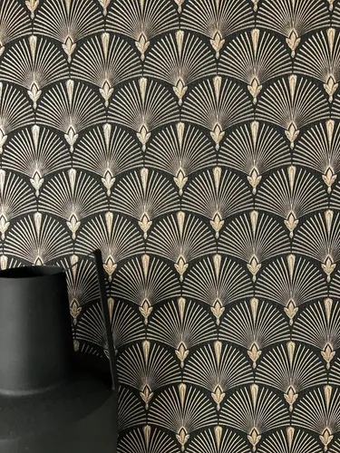 Newroom Vliestapete Elwin Black in schwarz von Newroom