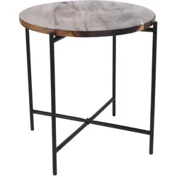 Mojawo Beistelltisch Deko Sofatisch Kaffeetisch Blumentisch Tisch Akazie