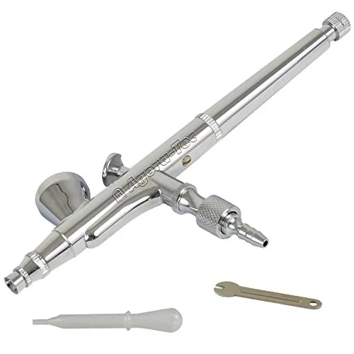 Agora-Tec® AT- Airbrush Double-Action Pistole AT-ADA-01 mit 0,2 mm Edelstahldüse und -nadel