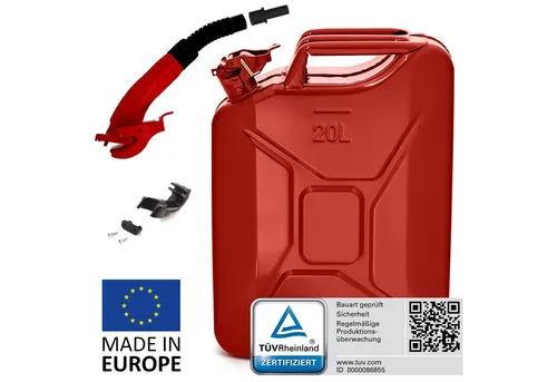 BW® 20L Metall Benzinkanister mit Ausgießer von BW