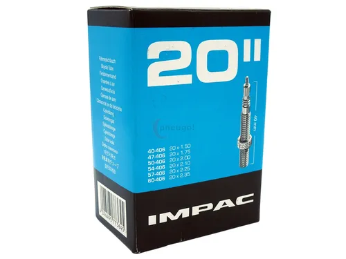 Impac Fahrradschlauch 20 Zoll Sclaverand 40-406/60-406 (20x1.50 - 20x2.35)