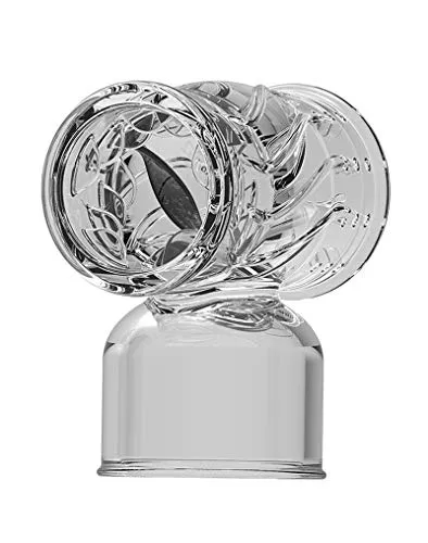 Power Massager Head Hummer Male Vibrator-Aufsätze, Transparent, Ø 4,5-6 cm
