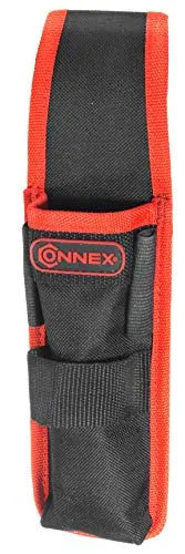 Connex Werkzeughalter - Zusätzliche Gummibänder & Universalhalter - Mit Gürtelschlaufe - Aus Polyester - Pflegeleicht / Werkzeugtasche für Gürtel / Gürteltasche für Gliedermaßstab / COX952073