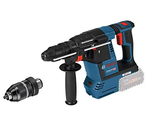Bosch Bohrhammer GBH 18V-26 F - Professioneller SDS+ Bohrhammer, 18V mit 2,6 Joule Schlagkraft, inklusive GRATIS ProCORE Akku bei Kauf über 236,81 €