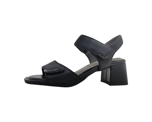 Tamaris COMFORT Sandalette Plateausandale schwarz 38 EU - Wanderschuhe mit 5,5 cm Absatzhöhe, ideal für Komfort und Stil. Aus hochwertigem Leder und Textil gefertigt, bieten sie einen sicheren Halt mit praktischen Klettverschluss.