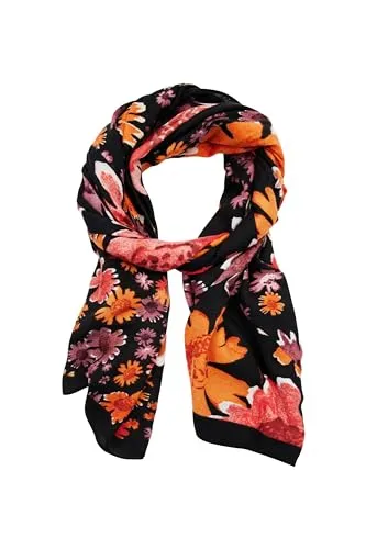 Desigual Foulard Poppy Flower Rectangle Black von Desigual