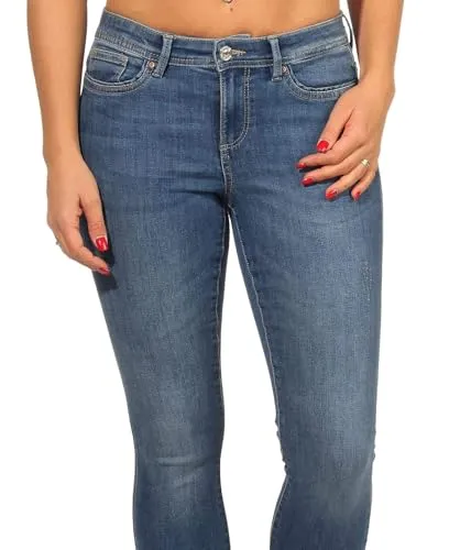 ONLY Female Skinny Jeans ONLWAUW - Mittlere Taille und Skinny Fit - Stylische Skinny Jeans mit mittlerer Taille, ideal für einen modernen Look. Angenehm elastisches Material sorgt für perfekten Sitz und Komfort.