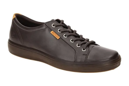 ECCO Herren Soft 7 Shoes - Mocha, 41 EU - Herren-Sneaker mit langer Schnürung für individuellen Komfort und atmungsaktiver Innensohle für optimalen Tragekomfort.