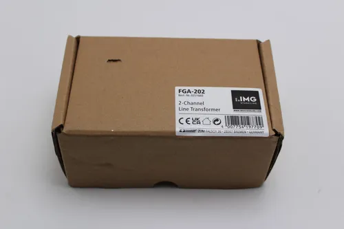 IMG Stageline FGA-202 DI Box - DI Boxen & Tools; 2-Kanal-Line-Übertrager mit Groundlift-Schalter zur Reduktion von Signalstörungen und Brummschleifen, ideal für professionelle Audioanwendungen.