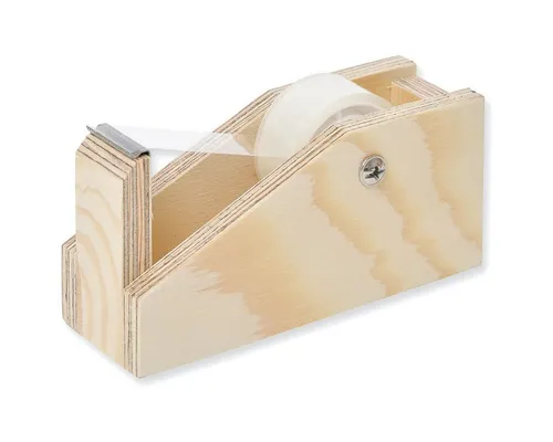 matches21 HOME & HOBBY Klebebandabroller Holz Kinder ab 11 Holzbaukasten