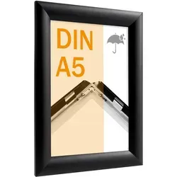Produktbild Klapprahmen A5 wetterfest, schwarz schwarz, Aluminium