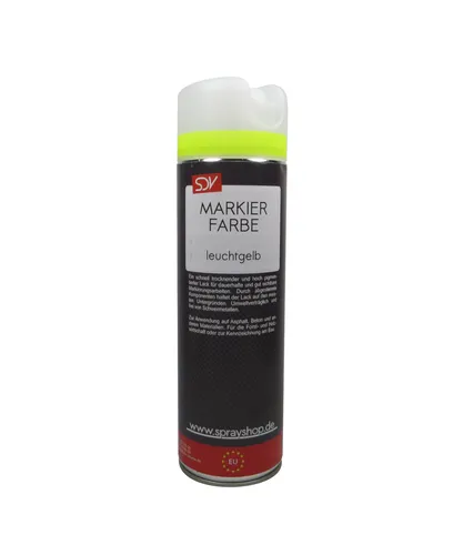 MARKIERUNGSFARBE GELB RAL 1021  1x 500ml Markierspray Markierfarbe Signierspray