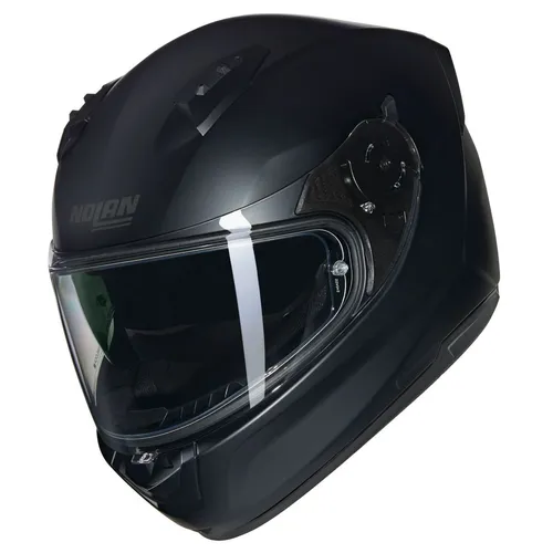 Nolan N60-6 Classico Integralhelm - Matt-Schwarz - S - Motorradhelm mit innovativer Airbooster-Technologie für optimale Belüftung und herausnehmbare Polsterung für höchsten Komfort. Ideal für Stadt- und Langstreckenfahrten.