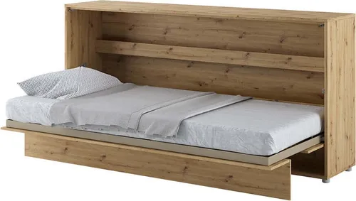 Wandbett Schrankbett BED CONCEPT BC-06 Horizontal 90x200 ARTISAN EICHE Wandklappbett, Schrankklappbett, Schrank mit integriertem Klappbett, Funktionsbett inkl. Lattenrost