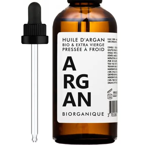 Arganöl, 100% Bio, pur und natürlich – 50°ml – Pflege für Haare, Körper, Haut, Nägel