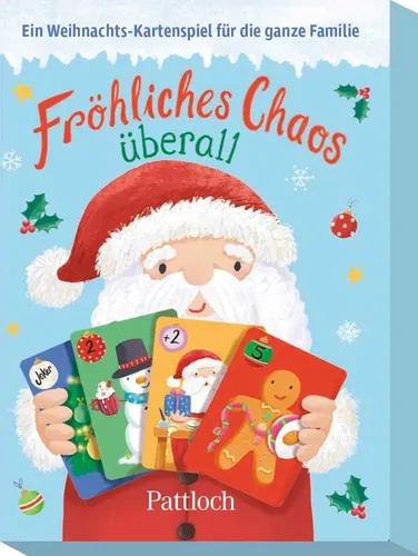 Fröhliches Chaos überall - Lustiges Kartenspiel für die Familie - Spannendes Kartenspiel für die ganze Familie, ideal für die Weihnachtszeit. Mit einfachen Regeln und niedlichen Illustrationen sorgt es für viel Spaß und ist perfekt als Geschenk im Nikolausstiefel oder Adventskalender.