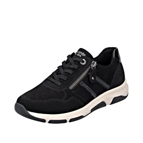 Remonte Damen D1S04 Sneaker Low, Schwarz, 42 EU