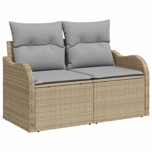 vidaXL Outdoor Sofa mit Stauraum für 3 Personen