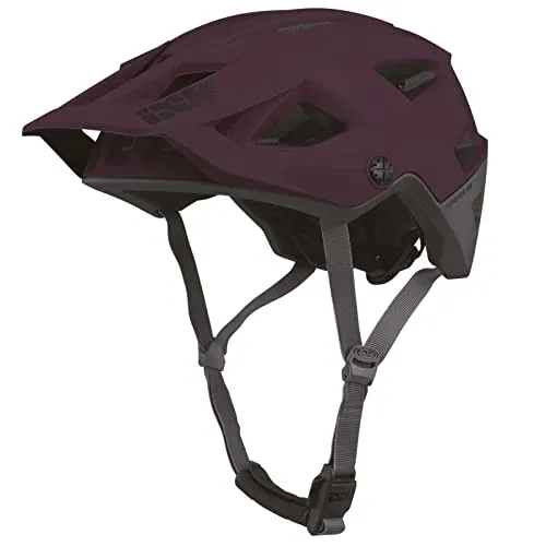 IXS Trigger AM Helm Gr.S/M 54-58 cm Rosine - Unisex Fahrradhelm, ideal für Mountainbiking mit optimalem Schutz und perfekter Passform für Größenspektrum 54-58 cm.