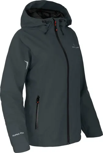 Bergson Regenjacke HELLI Damen Regenjacke, Netzfutter, 12000 mm Wassersäule, Normalgrößen, dun grau normal | 40